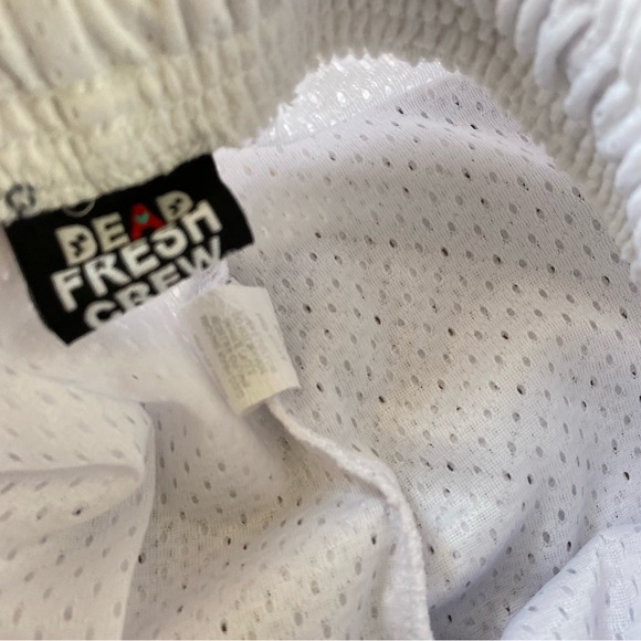 DEAD FRESH HOOP SHORTS - WHITE size large  30 to 32 waist fully stretched - Picture 5 of 10